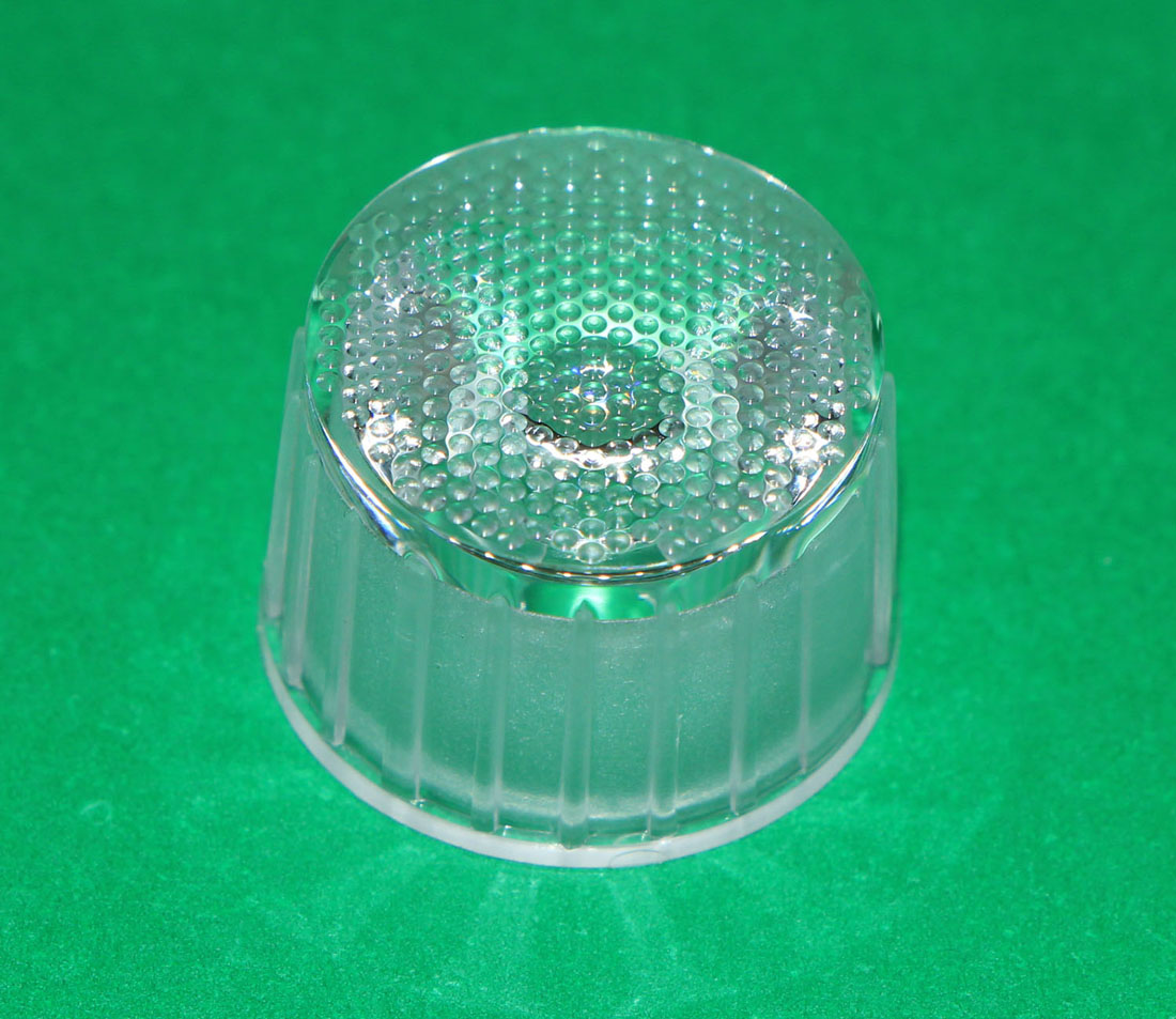 led透镜,大功率透镜,一体防水光面透镜,5°带支架光面