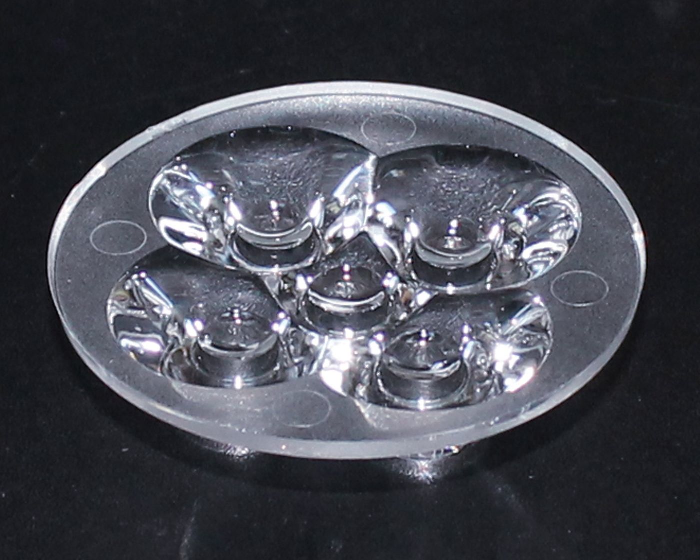 led透镜,大功率led透镜,天花灯连体透镜批发,XJ-42-5合1珠面