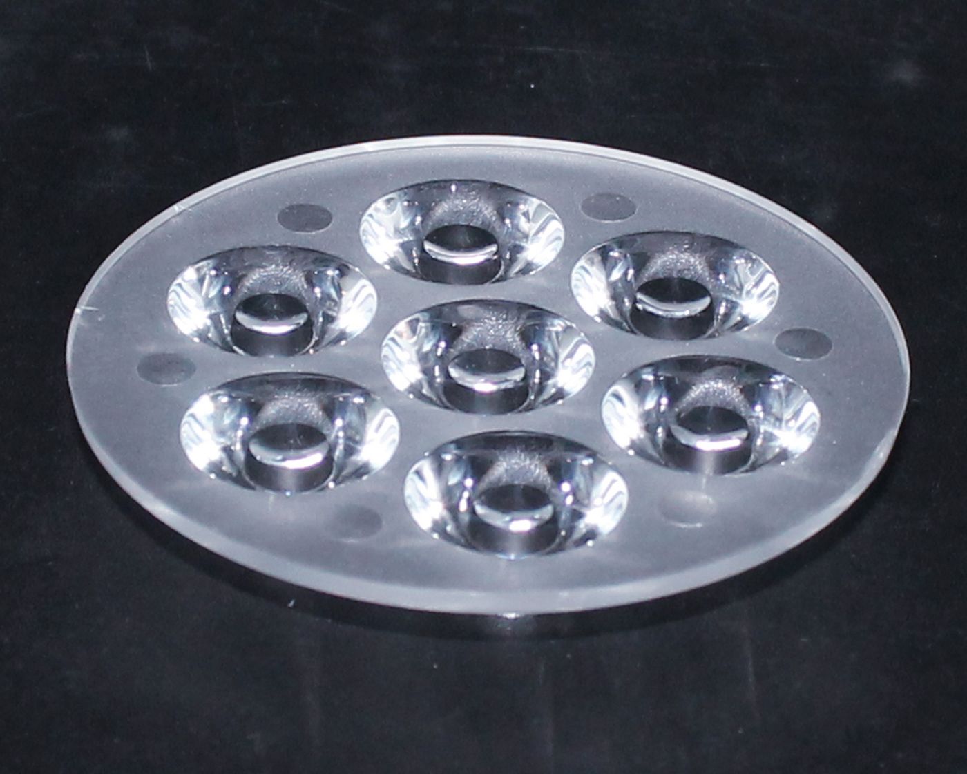 led连体透镜,大功率透镜,天花灯光学透镜批发,XJ110-15合1光面